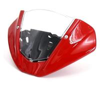 Motorcycle Extension Spoiler Windshield With Bracket For Ducati For Monster 937/950 2021 2022 Wind Screen Protection(Red)