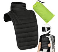 Motorcycle Face Shield - Windproof Thermal Protection Storage Bag, Insulating Chest Protection Equipment, Comfortable Fleece Layer Protection, Adjustable Strap Fit | Block Cool Airflows in, Long style
