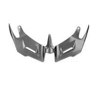 Motorcycle Fairing Aerodynamic Winglets Front Cover Carbon Fiber Style Wind Wing For Y&amaha YZF R3 R25 2014-2018 wing spoiler(Dark titanium)