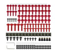 Motorcycle Fairing Bolt Compatible With Sh 150i For Sh 350i For Reflex Sport Fairing Screws Set Bolts Kit Motorcycle Accessories Motorcycle Screw Kit(Red)