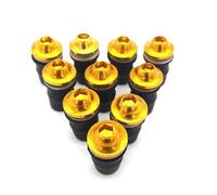 Motorcycle Fairing Bolt Compatible With Yzfr15 For Xt660 For 1300 R6s Motorcycle Screw Kit Bolts Windscreen Windshield Bolt Screws Screw Fasteners(Yellow)