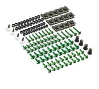 Motorcycle Fairing Bolt For For CBR 600 RR 1000 RR 900 929RR 650R 177PCS Bodywork Screws Kit Windscreen Nuts Fairing Nuts(Green)