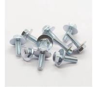 Motorcycle Fairing Bolt Kit 10sets General Parts Car Metal U Type Clips M6 6mm Thread Reed Nuts Licence Plate Fender Bumper Clip And Hexagonal Bolts With Pad