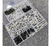 Motorcycle Fairing Bolt Kit Compatible With Aprilia For Tuono V4 R Aprc 1100 Rr-Factory 660 Concept For Sx 50 Srv850 Sr Max300 Bodywork Screw Motorcycle Fairing Bolts Kit(Silver)