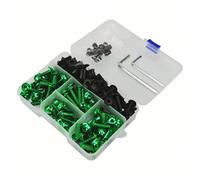 Motorcycle Fairing Bolt Kit For XMAX NMAX 125 155 X-MAX300 250 TMAX T-max560 TECH MAX ABS DX Bolt Screws Nuts Clips Fairing Bolt Kits Screws Fasteners(Green)