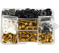 Motorcycle Fairing Bolt Windshield Bolts Screw Set Screws Clips Bolt Nuts 177pcs for Honda CMX250 CMX300 CMX500 CRF100 CRF1000L CRF1000L AFRICATWIN