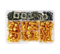 Motorcycle Fairing Bolts For Ducati V4 1100 959 1299 Panigale V2 Windscreen Fastener Clip Nuts Bodywork Screws Bolt Screw Fairing Nuts(Gold)
