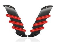 Motorcycle Fairing For H-ONDA CBR250R CBR300R CBR500R CBR500RA CBR600RR CBR650F CBR650R ABS Motorcycle Winglet Aerodynamic Wing Kit Spoiler(Black- Silver)