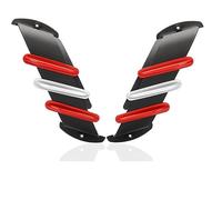 Motorcycle Fairing For H-ONDA CBR250R CBR300R CBR500R CBR500RA CBR600RR CBR650F CBR650R ABS Motorcycle Winglet Aerodynamic Wing Kit Spoiler(Red-white)