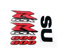 Motorcycle Fairing Kit Body Side Stickers Badge For GSXR 1000 750 600 GSX-R K1 K2 K3 K4 K5 K6 K7 K8 K9 K10 Decals Emblem (Color : GSXR600)