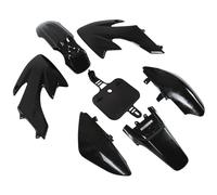 Motorcycle Fairing Kit Plastic Body Work Set Premium ABS Black 7pcs Replacement for CRF50 XR50 Dirt Pit Bike Accessories