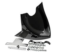 Motorcycle Fairing Spoilers Cover For Fatboy For Softail For Touring 2004-2017 Motorcycle Front Mudguard Spoiler Bottom Air Dam Chin Fairing(Gloss black)