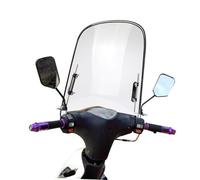 Motorcycle Fairing Windshields 1 Pcs Motorcycle Windshield 18 X 16.7inch Large Windscreen Universal High Definition