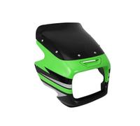 Motorcycle Fairing Windshields Green Motorcycle Headlight Fairing Windshield Kits Cover Screem A Set ABS Plastic Front for ZRX1100 ZRX1200