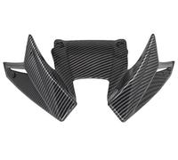Motorcycle Fairing Winglet Motorcycle Accessories For CB500 For Hornet 2024 2025 Front Wing Spoiler Downforce Naked Aerodynamic Fairing Winglets Spoiler Protector(Carbon fiber pattern)