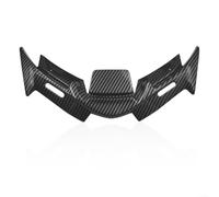Motorcycle Fairing Winglet Spoiler Trim Body Part Made of ABS Plastic Direct Bolt Installation for R15 2022 Models Black and Carbon Fiber Finish(Carbon fiber)