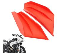 Motorcycle Fairing Winglets - Aerodynamic Kit For Racing Style | High-strength ABS Structure, Sporty Look, Easy Installation, Wind Tunnel Tested, Improved Stability At High Speeds