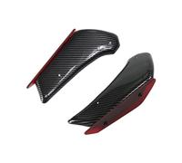 Motorcycle Fairing Winglets For CBR400R 2019-2024 For CBR500R 2019-2023 Motorcycle Winglet Fairing Wing Aerodynamic Kit Fixed Motorcycle Wind Wing(Carbon Pattern Red)