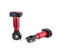 Motorcycle fall protection Motorcycle Body Frame Slider Crash Protector Falling Protection For Benelli TNT150 752S 302 Harley X350 CFMOTO 450SR Frame protection accessories(22-28mm C Red 1Pair)