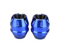 Motorcycle fall protection Motorcycle CNC Alloy Modification Accessories Front Wheel Falling Protection Crash Slider For HONDA NX125 RX125 NS125LA Frame protection accessories(Blue)