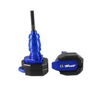 Motorcycle fall protection Motorcycle CNC Falling Protection Frame Slider Fairing Guard Anti Crash Pad Protector For CB600 Hornet 600 900 CBR600 Frame protection accessories(Blue)