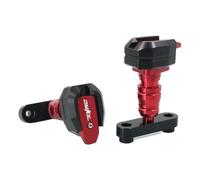 Motorcycle fall protection Motorcycle Falling Protection Frame Slider Fairing Guard Crash Pad Protector Fit For DUKE125 DUKE200 DUKE250 DUKE390 Frame protection accessories(Red)