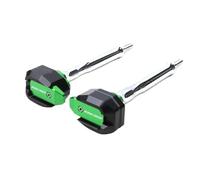 Motorcycle fall protection Motorcycle Falling Protection Frame Slider Fairing Guard Crash Protector For GTR1400 GTR 1400 ZX14R NINJA1400 ZZR1400 Frame protection accessories(ZZR1400 Green)