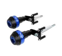 Motorcycle fall protection Motorcycle Frame Slider Bumper Side Falling Protector Crash Guard Drop Ball For Kawasaki Ninja 400 2018-23 Z400 Ninja400 Frame protection accessories(Style A Blue)