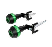 Motorcycle fall protection Motorcycle Frame Slider Bumper Side Falling Protector Crash Guard Drop Ball For Kawasaki Ninja 400 2018-23 Z400 Ninja400 Frame protection accessories(Style A Green)