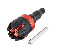 Motorcycle fall protection Motorcycle Frame Slider Crash Pad Collision Falling Protector Anti Caps 10mm Screw Universal Motocross Motorbike Frame protection accessories(ORANGE)