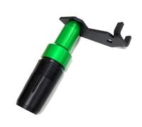 Motorcycle fall protection Motorcycle Frame Sliders Crash Pad Falling Protection Exhaust Slider For Kawasaki Ninja 400 Ninja400 Z400 Z Frame protection accessories(Exhaust Slider-Green)