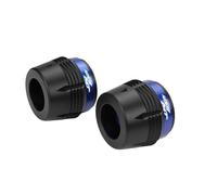 Motorcycle fall protection Motorcycle Front Rear Wheel Fork Slider Axle Crash Protector Swingarm Spool Sliders For CFMOTO 450MT CF MOTO 450 MT Frame protection accessories(Front Rear Blue)