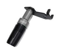 Motorcycle Falling Protection For Kawasaki For Ninja 400 For Ninja400 For Z400 For Z 400 Exhaust Frame Slider Crash Pad Protector Frame Slider Crash Protector(Titanium)