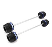 Motorcycle Falling Protection For YAMAHA MT09 MT-09 SP 2014-2026 Motorcycle Frame Sliders Wheel Fork Slider Axle Crash Protector Swingarm Stand(Front Rear-Blue)