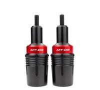 Motorcycle Falling Protection Frame Sliders Crash Protectors For MT 03 09 07 MT09 MT03 MT07 MT-09/SP MT-03 2014-2025 Falling Protector Frame Sliders(RED,X-2)