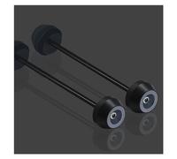 Motorcycle Falling Protection Motorcycle Front & Rear Rear Axle Cap Wheel Fork Sliders Crash Sliders Falling Protector For CBR400R CBR500R CB400F/X CB500F/X 2013 2014 2015 2016 Frame Slider(Titanium