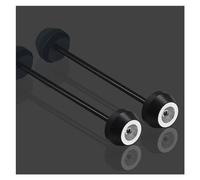 Motorcycle Falling Protection Motorcycle Front & Rear Rear Axle Cap Wheel Fork Sliders Crash Sliders Falling Protector For CBR400R CBR500R CB400F/X CB500F/X 2013 2014 2015 2016 Frame Slider(Silver)