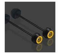 Motorcycle Falling Protection Motorcycle Front & Rear Rear Axle Cap Wheel Fork Sliders Crash Sliders Falling Protector For CBR400R CBR500R CB400F/X CB500F/X 2013 2014 2015 2016 Frame Slider(Gold)