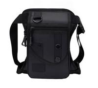 Motorcycle Fanny Pack - 9" x 12" Drop Leg Bag, Heavy Duty Water Resistant Fabric, Multi-Compartment Storage, Adjustable Belt | Its Riding Gear for Cycling, Hiking