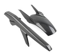 Motorcycle Fender Carbon 2Pcs Motorcycle Rear Tire Hugger Fender Mudguard Chain Guard For H&on&da CB650R CBR650R 2022 2021 2020 2019