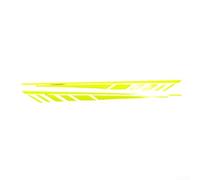 Motorcycle Fender Stickers,Reflective PVC Decals Pair | Motorcycle Fender Body Stickers,Reflective PVC Decals, Fit for Cars and for bikes,Silver Black Red Yellow,1