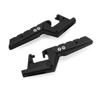 Motorcycle/Fit For GasGas ES700 SM700 2022 2023 2024 Foot Peg Pedal Passenger Rearsets Rear foot Stand Footrest/Fit For K TM 450 XCF W(Black)