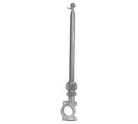 Motorcycle Flagpole - Stainless Steel Aluminum Alloy 34-160cm | Adjustable Flagpole Holder Promotional Takeaway Telescopic Flagpoles Mount | Adjustable Bike Flag Stand For Motorcycles Scooters And Out