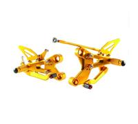 Motorcycle Floorboards For DUKE790 For DUKE890 2018 2019 2020 2021 2022 2023 Motorcycle CNC Adjustable Rear Set Foot Rest(Front-Gold)