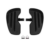Motorcycle Floorboards For Indian For Scout For Sixty For Bobber Rider Floorboards Driver Passenger Footboard Front/Rear Pedal Wide Footrest Footpegs Footrests(Black For Passenger)
