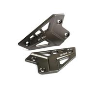 Motorcycle Floorboards For KAWASAKI For Z900 2017-2024 Motorcycle FootPeg Footrest Rear Set Heel Plates Guard Protector Footpegs Footrests(Titanium)