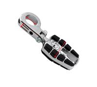 Motorcycle Floorboards For Suzuki For Cafe For Racer For Universal Motorcycle 32mm/ 38mm Highway Pegs Engine Guard Bar Clamp Footrest Foot Pegs Pedal(32mm ChromeA)