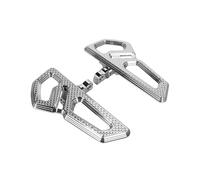 Motorcycle Floorboards For Touring For FLHR For Street Electra Glide For FLTR For Softail Motorcycle Passenger Floorboard Rear Pedal Footpegs Footboard Footpegs Footrests(Chrome)
