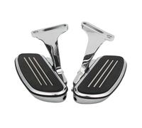 Motorcycle Floorboards For Touring For Street For Glide For RoadFor King For Road For Glide For CVO 1993-2016 Motorcycle Pegstreamliner Passenger Footboard(Black)