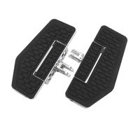 Motorcycle Floorboards Front Hex-Style Foot Pegs Footrest for Harley 2018-2024 Softail Fat Bob Sport Glide Street Bob FXBB Low Rider S Slim Fat Boy 107 (Chrome black)